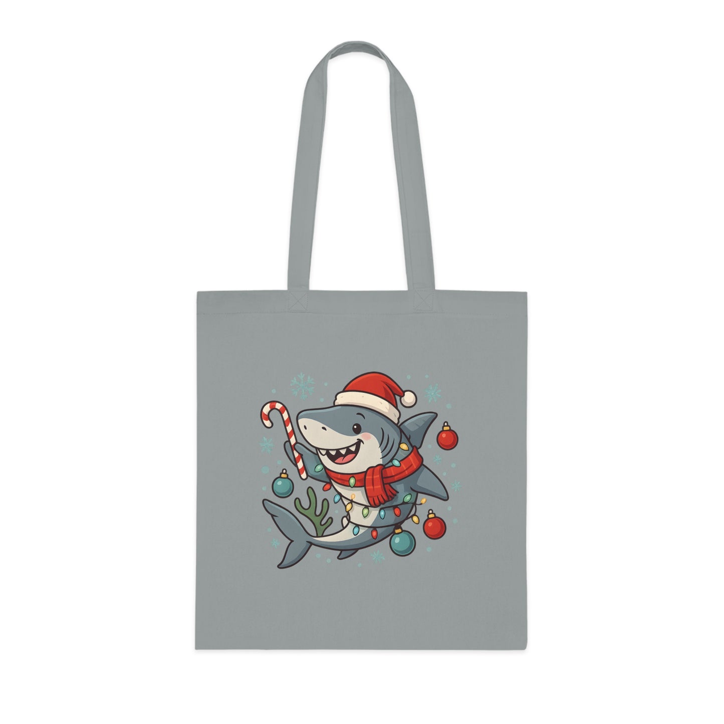 Christmas Shark Tote Bag