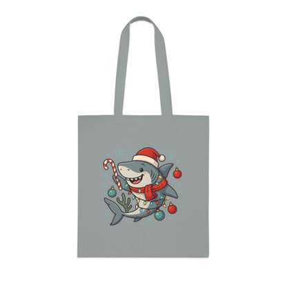 Christmas Shark Tote Bag