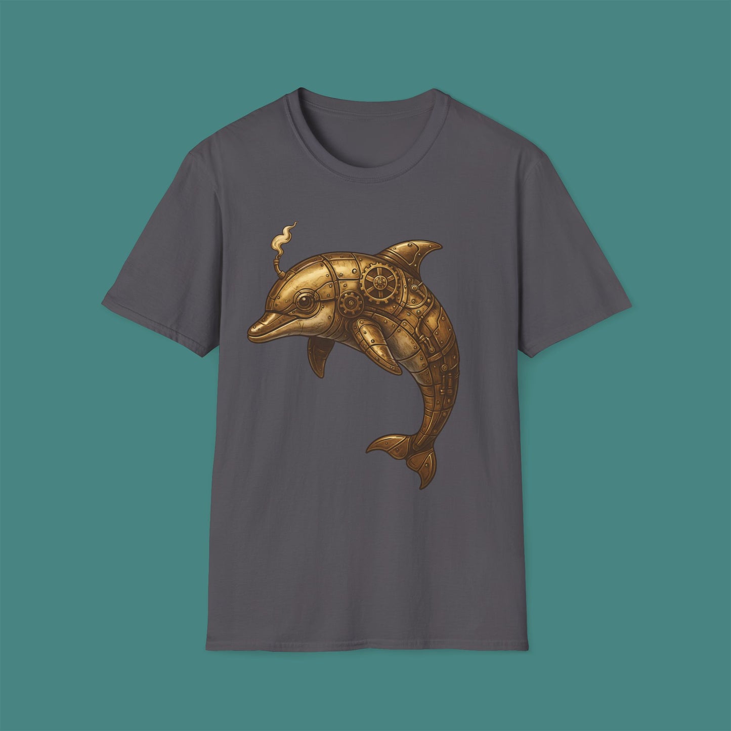 Steampunk Mechanical Dolphin Unisex T-Shirt