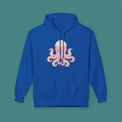 Easter Octopus Fleece Unisex Hoodie