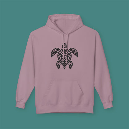 Tribal Tattoo Turtle Fleece Unisex Hoodie