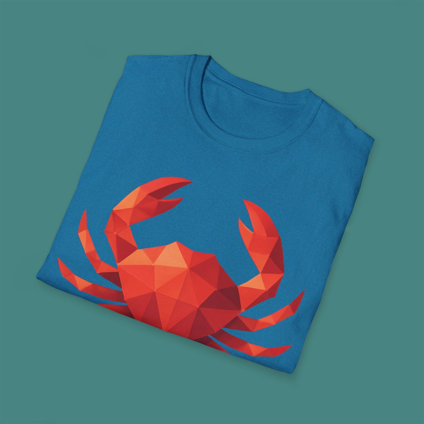 Geometric Polygon Crab Unisex T-Shirt