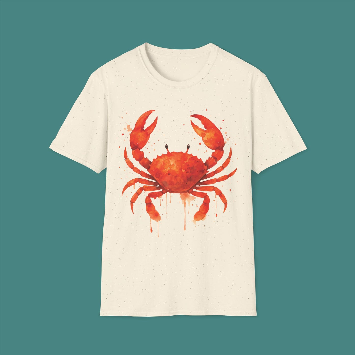Watercolor Splash Crab Unisex T-Shirt