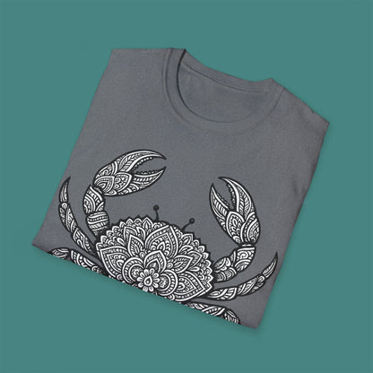Intricate Mandala Crab Unisex T-Shirt