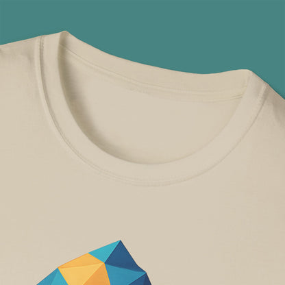 Geometric Polygon Seahorse Unisex T-Shirt