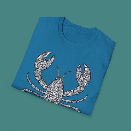Intricate Mandala Lobster Unisex T-Shirt