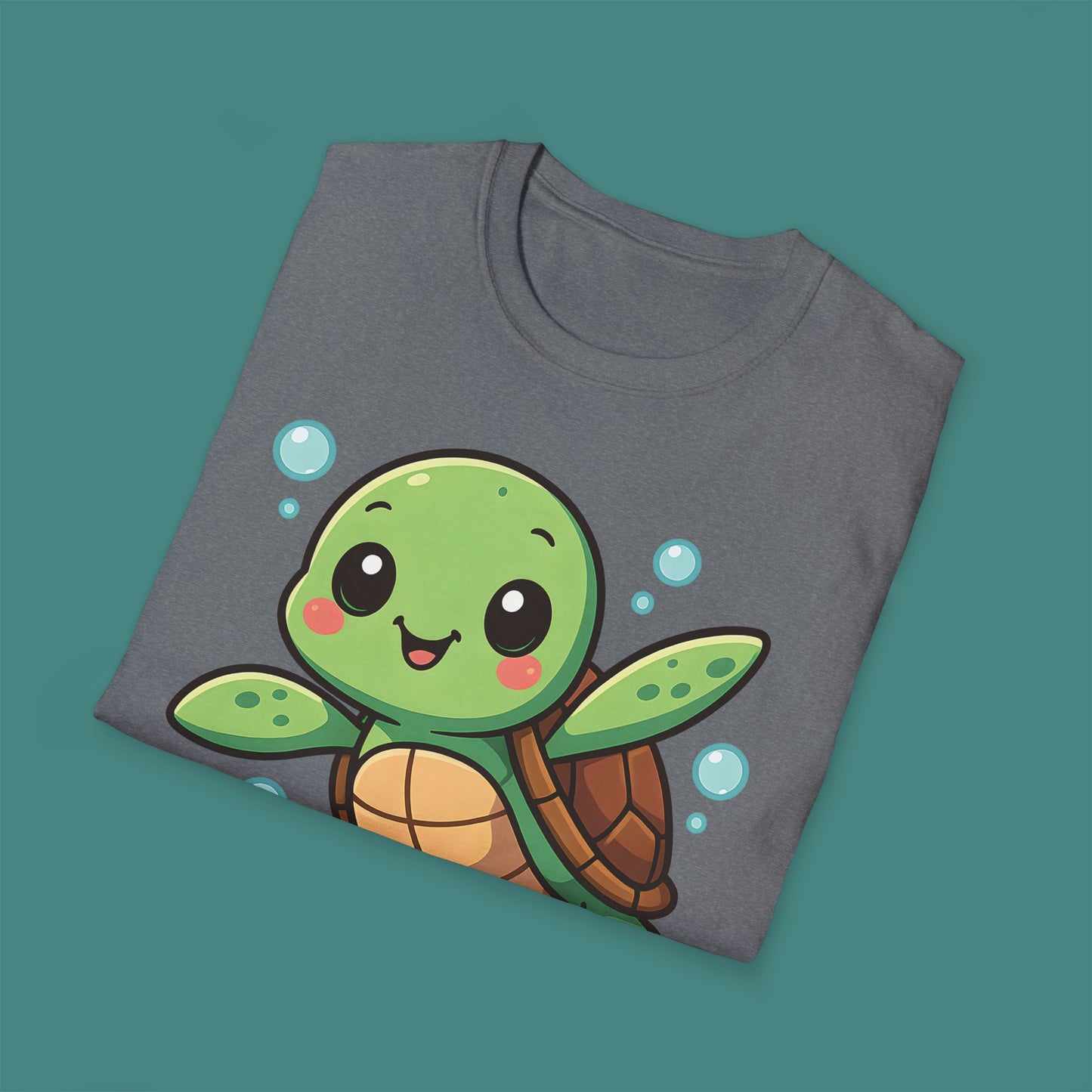 Cartoon Cute Turtle Unisex T-Shirt