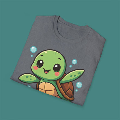 Cartoon Cute Turtle Unisex T-Shirt
