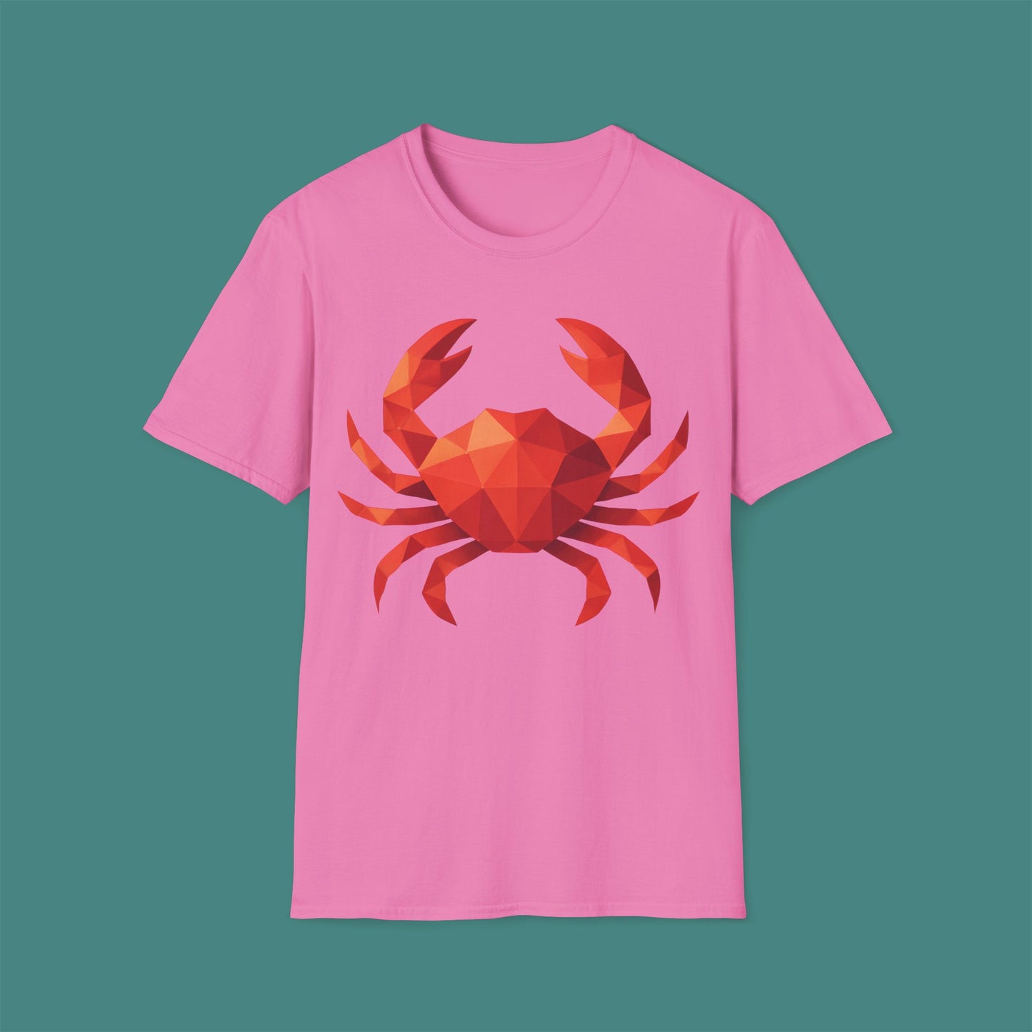 Geometric Polygon Crab Unisex T-Shirt