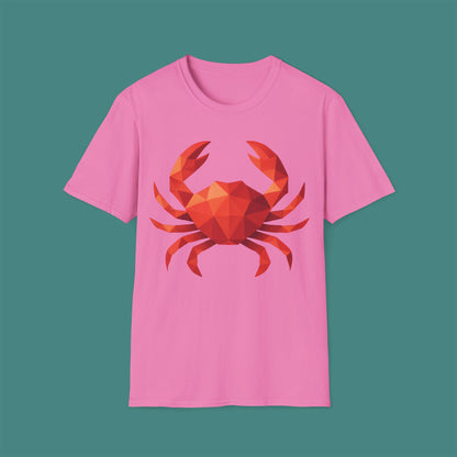 Geometric Polygon Crab Unisex T-Shirt