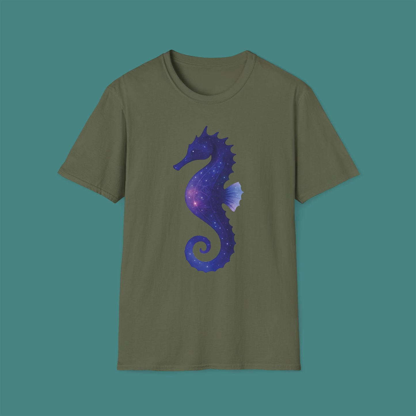Cosmic Galaxy Seahorse Unisex T-Shirt