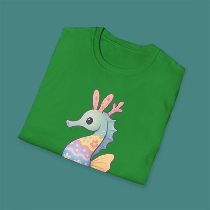 Easter Seahorse Unisex T-Shirt