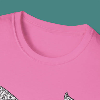 Intricate Mandala Whale Unisex T-Shirt