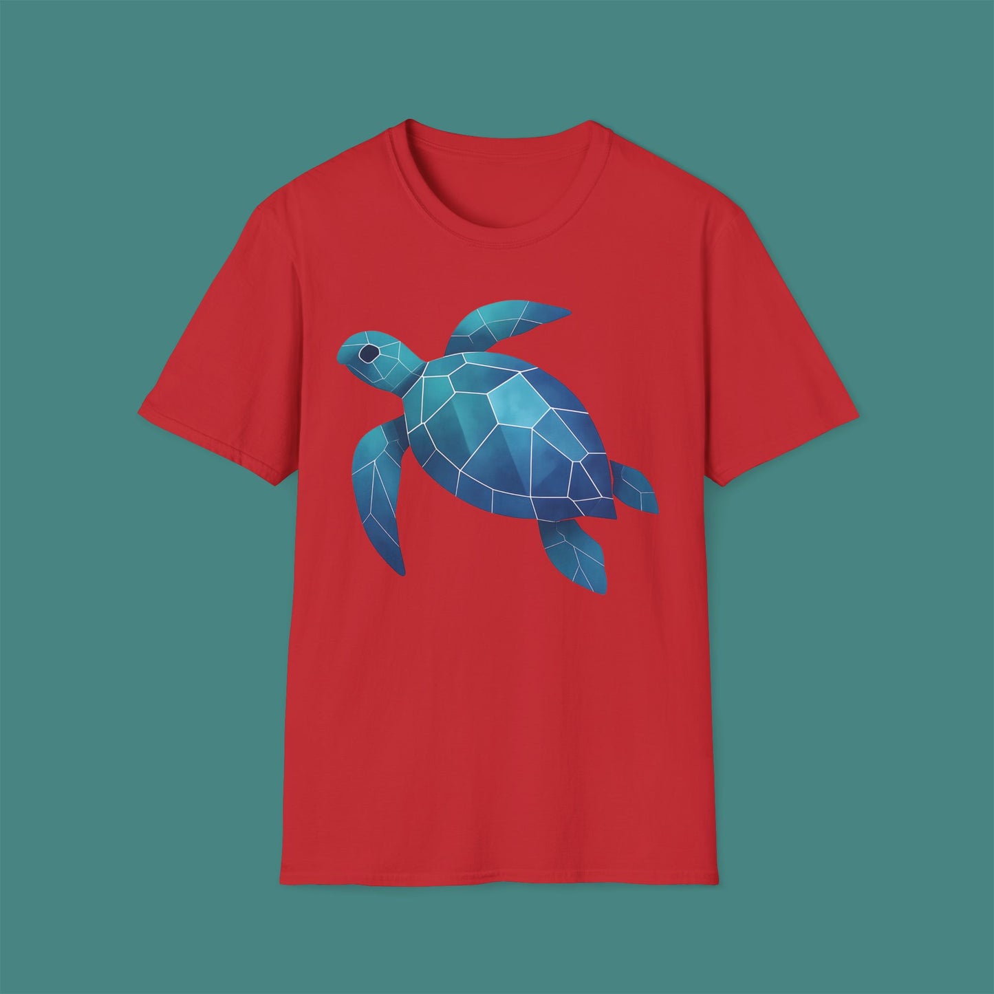 Geometric Polygon Turtle Unisex T-Shirt