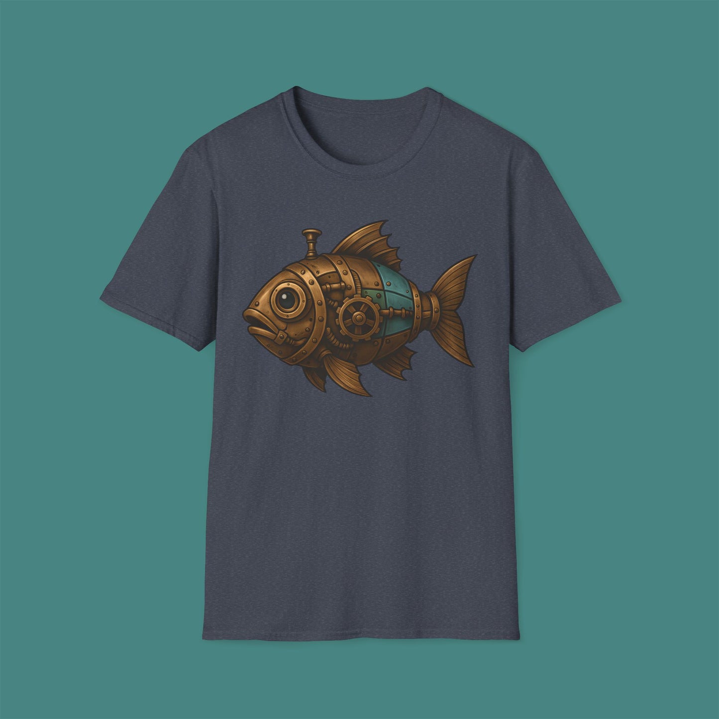 Steampunk Mechanical Fish Unisex T-Shirt