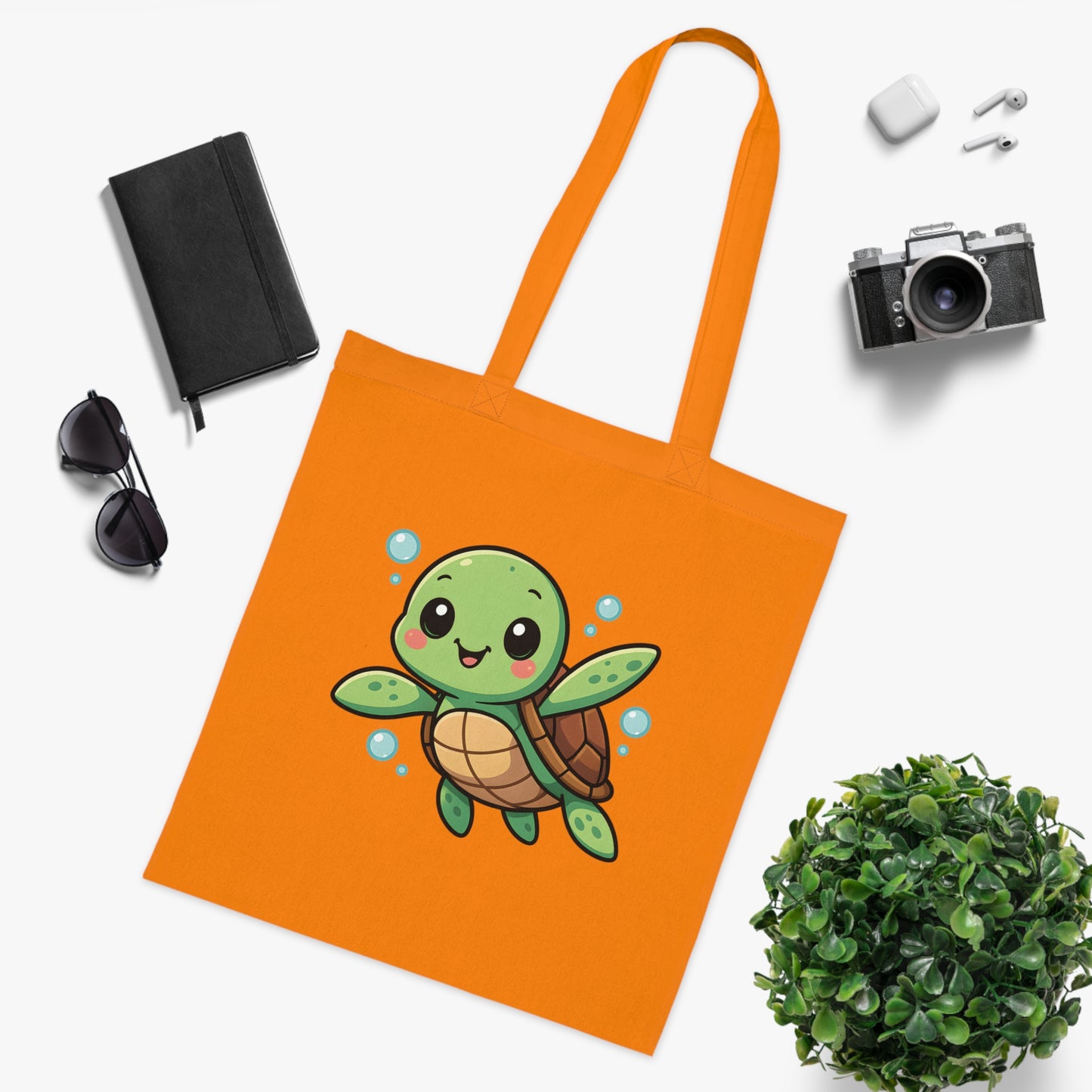 Cartoon Cute Turtle Tote Bag