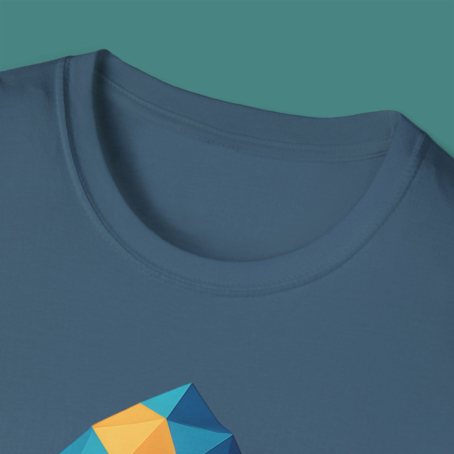 Geometric Polygon Seahorse Unisex T-Shirt