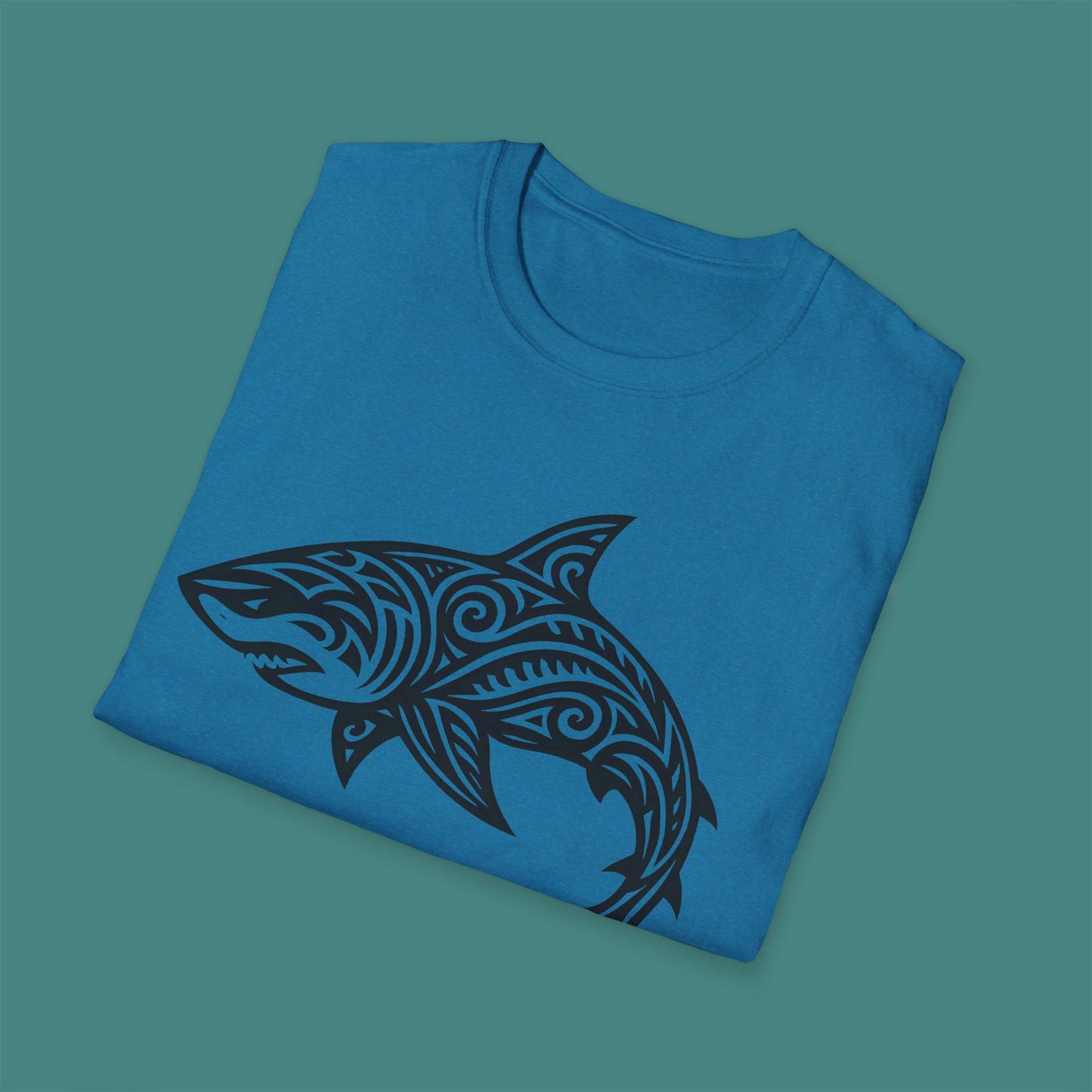 Tribal Tattoo Shark Unisex T-Shirt