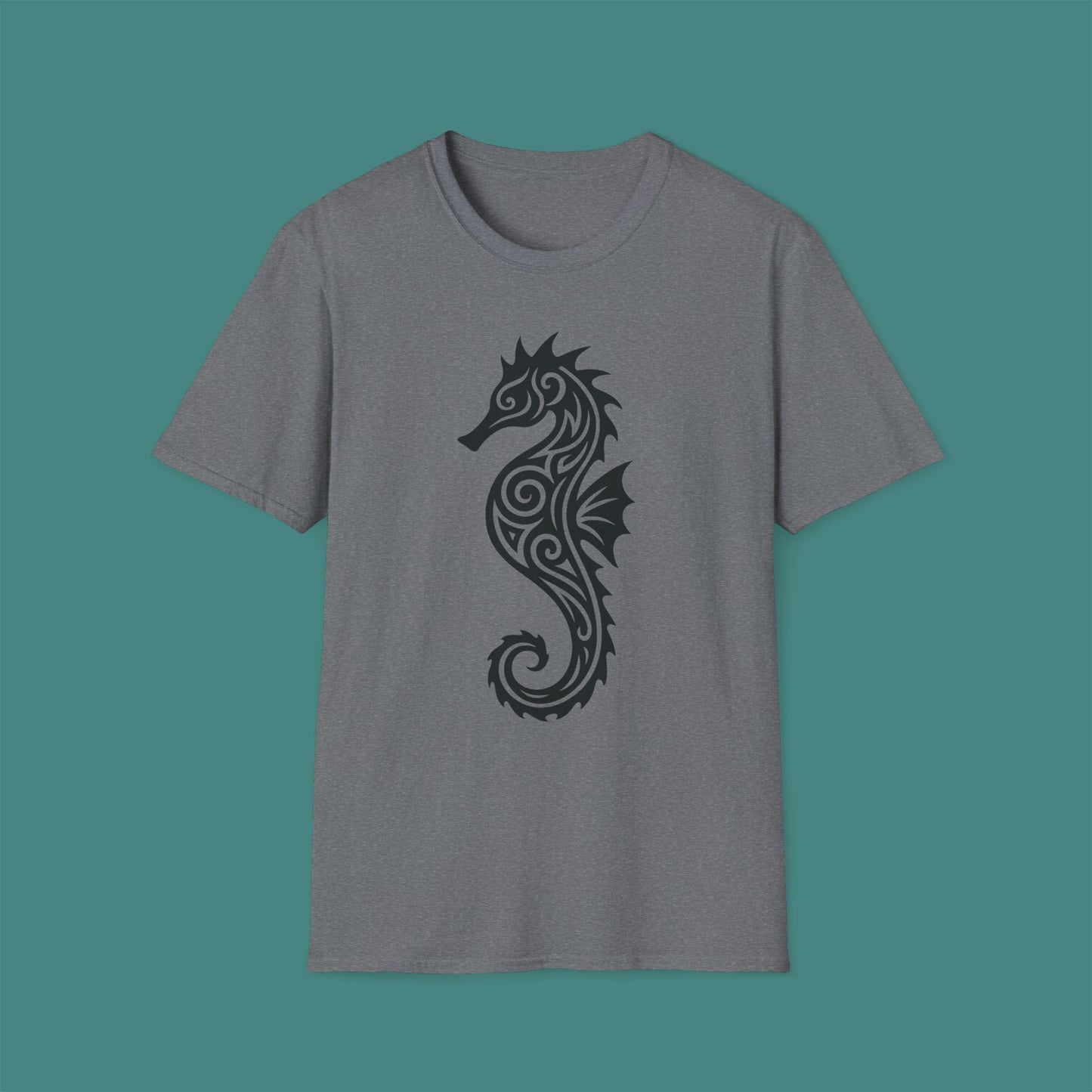 Tribal Tattoo Seahorse Unisex T-Shirt