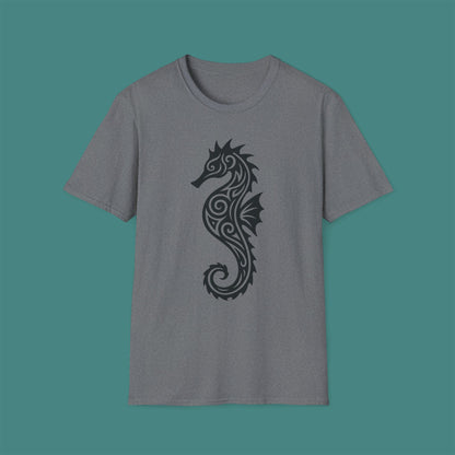 Tribal Tattoo Seahorse Unisex T-Shirt