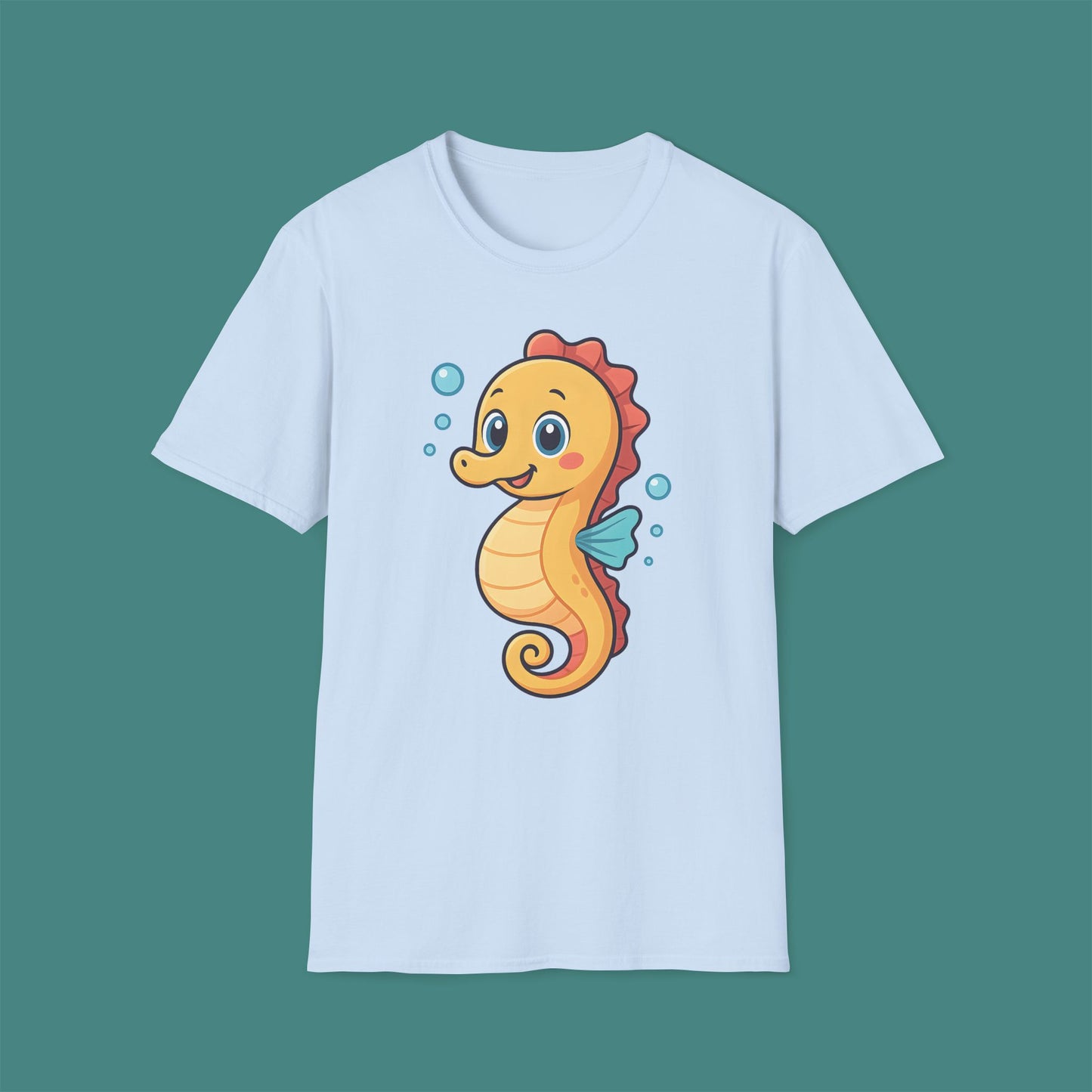 Cartoon Cute Seahorse Unisex T-Shirt