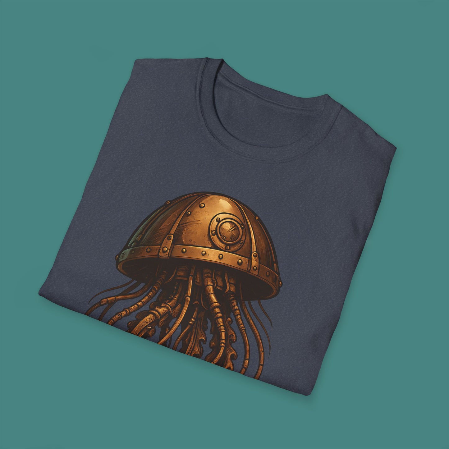 Steampunk Mechanical Jellyfish Unisex T-Shirt