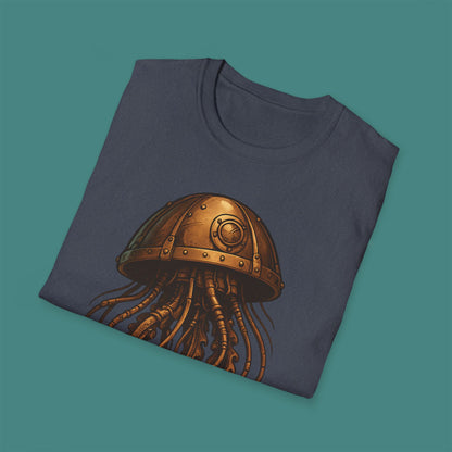 Steampunk Mechanical Jellyfish Unisex T-Shirt