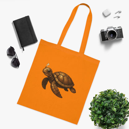 Steampunk Mechanical Turtle Tote Bag