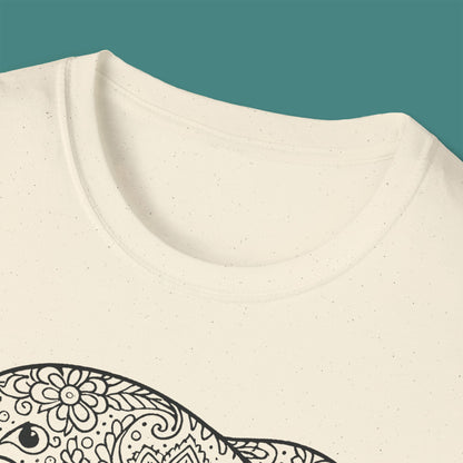 Intricate Mandala Dolphin Unisex T-Shirt