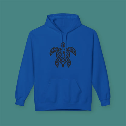 Tribal Tattoo Turtle Fleece Unisex Hoodie