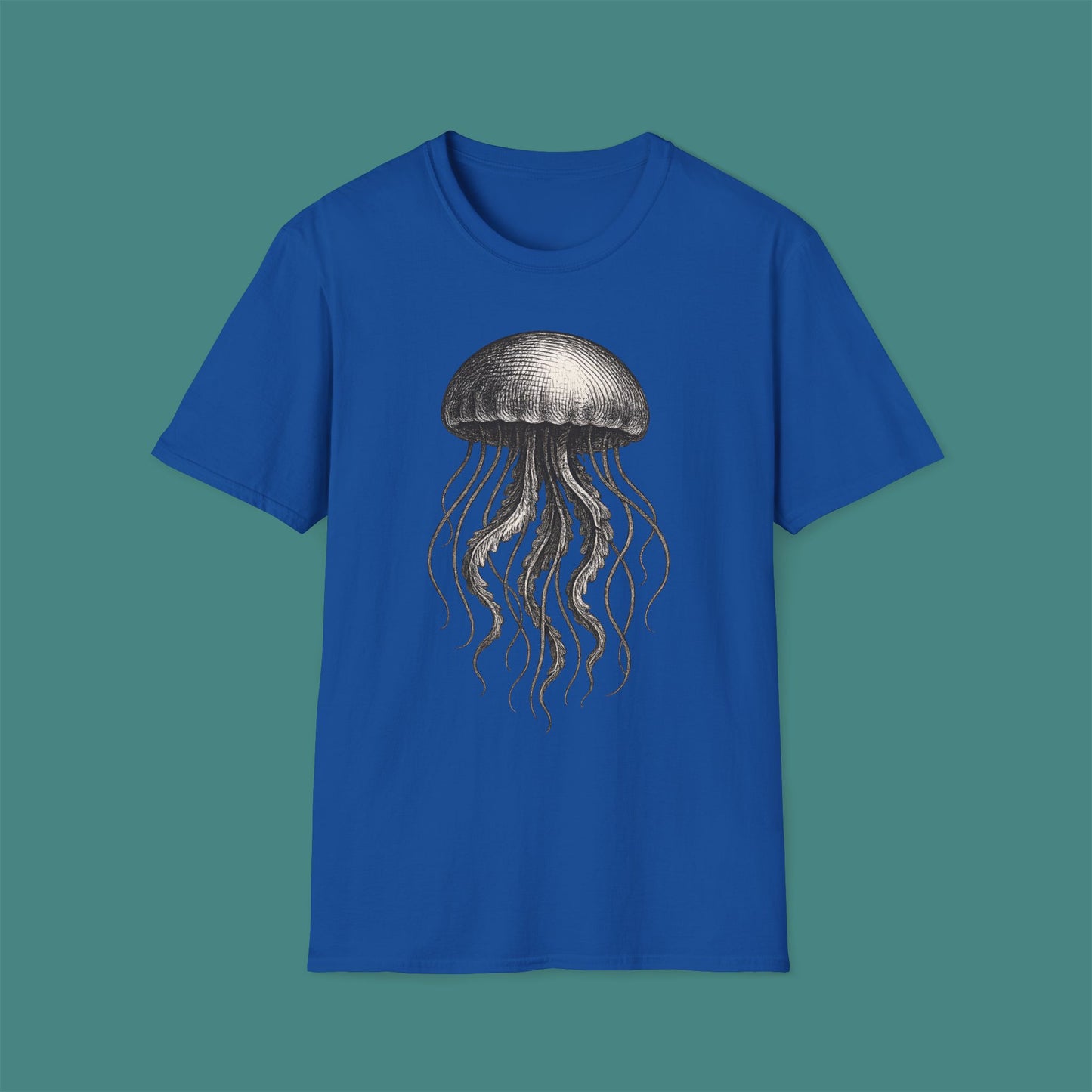 Vintage Etching Jellyfish Unisex T-Shirt