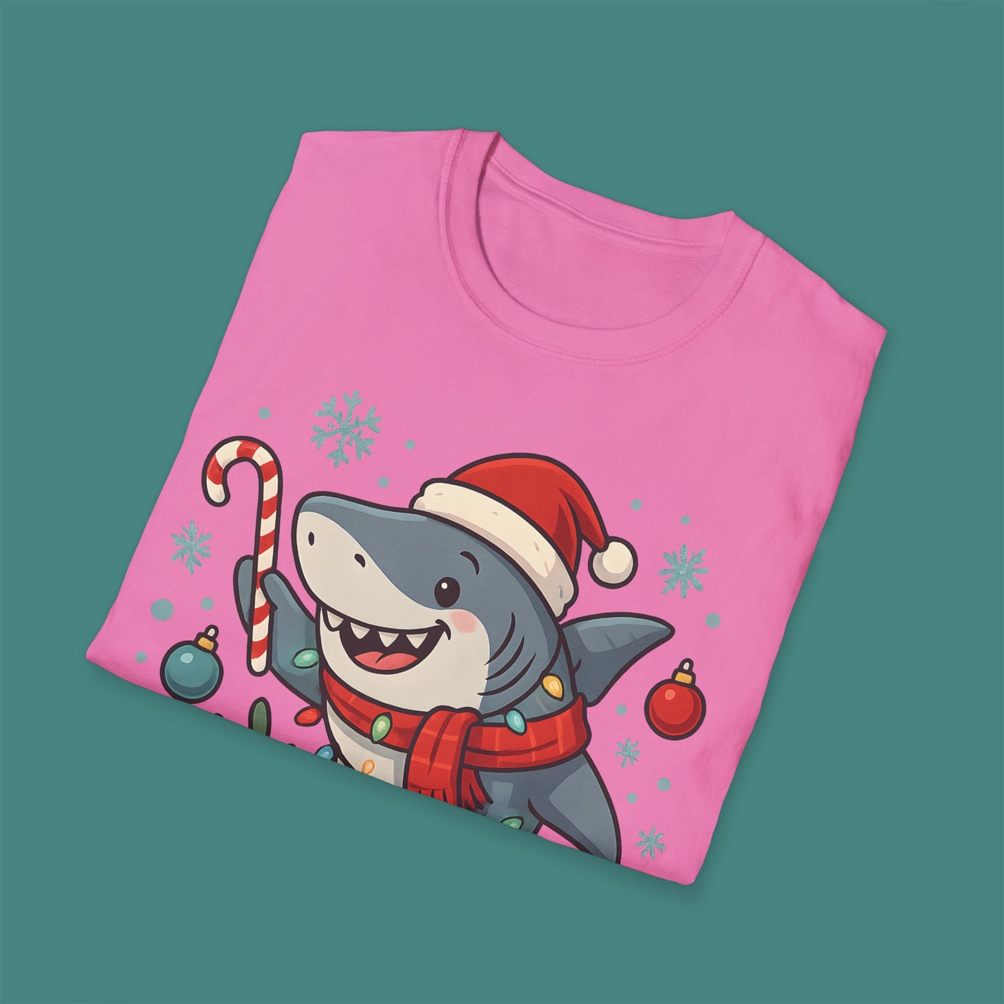Christmas Shark Unisex T-Shirt