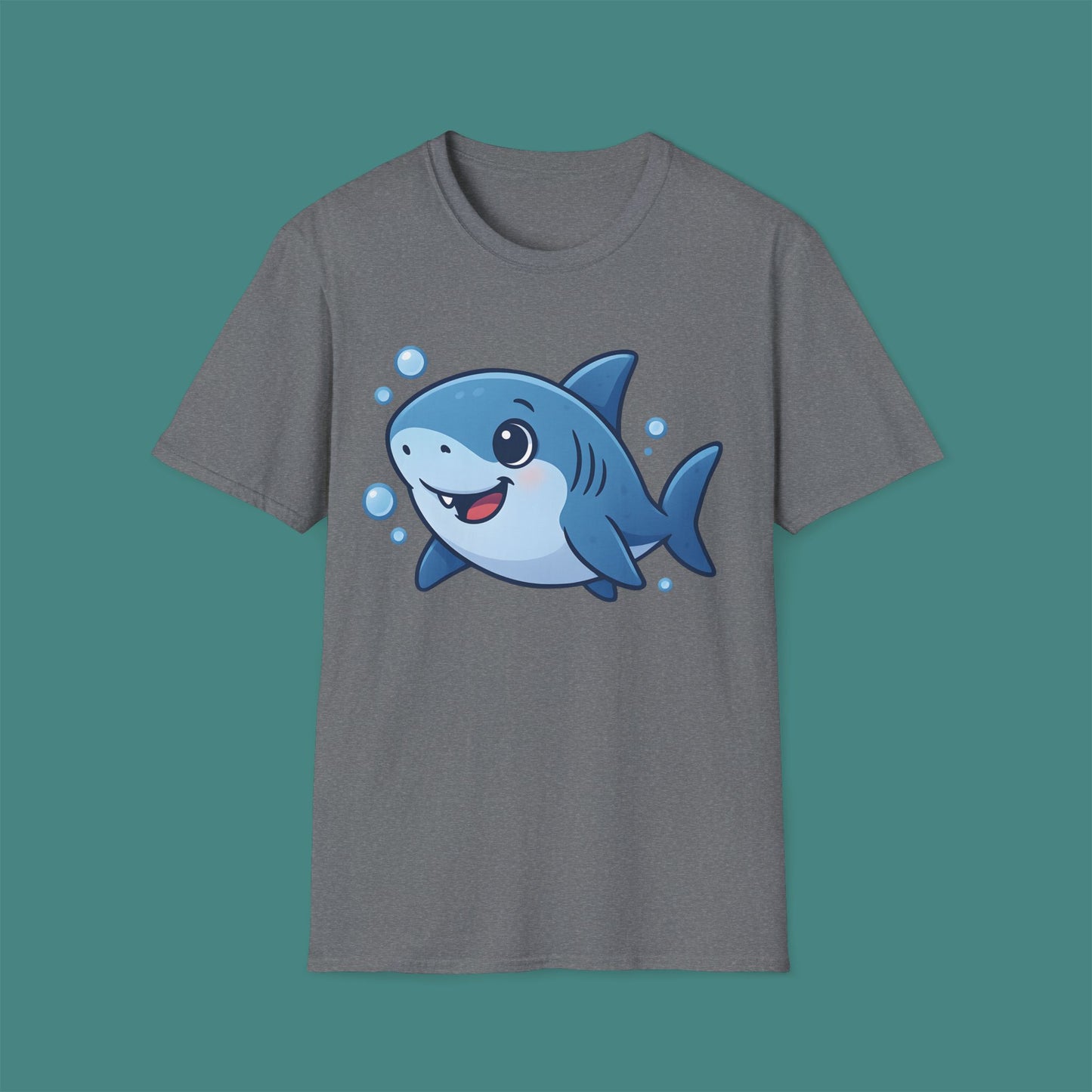 Cartoon Cute Shark Unisex T-Shirt