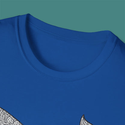 Intricate Mandala Whale Unisex T-Shirt