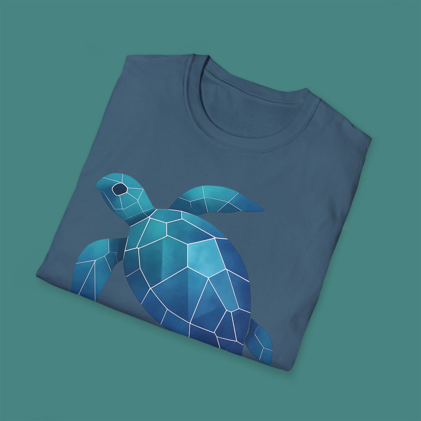 Geometric Polygon Turtle Unisex T-Shirt