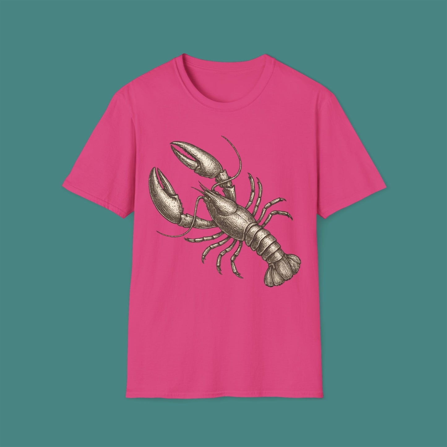 Vintage Etching Lobster Unisex T-Shirt