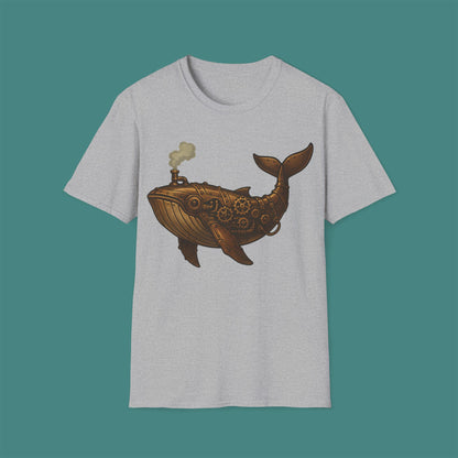 Steampunk Mechanical Whale Unisex T-Shirt