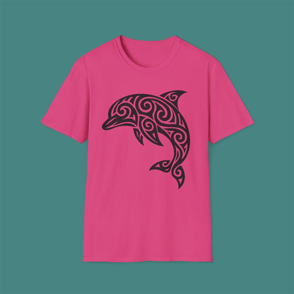Tribal Tattoo Dolphin Unisex T-Shirt