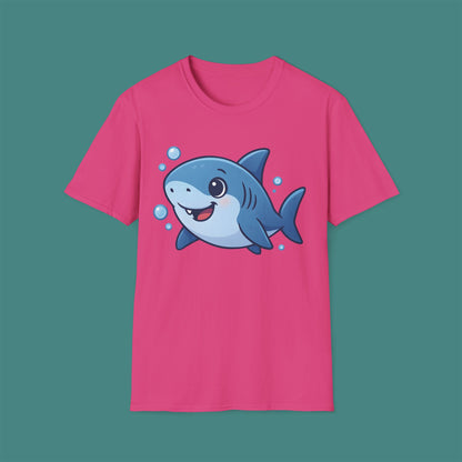 Cartoon Cute Shark Unisex T-Shirt