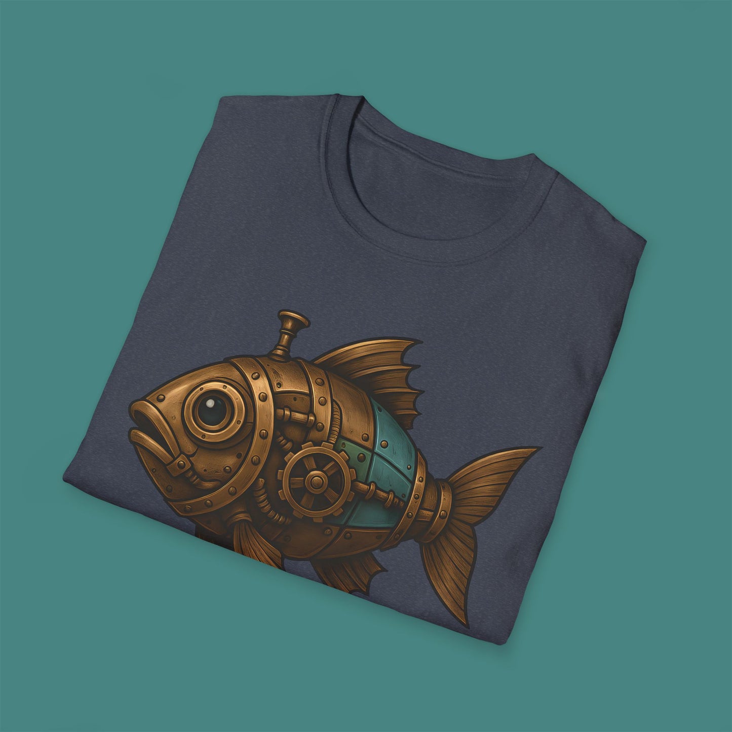 Steampunk Mechanical Fish Unisex T-Shirt