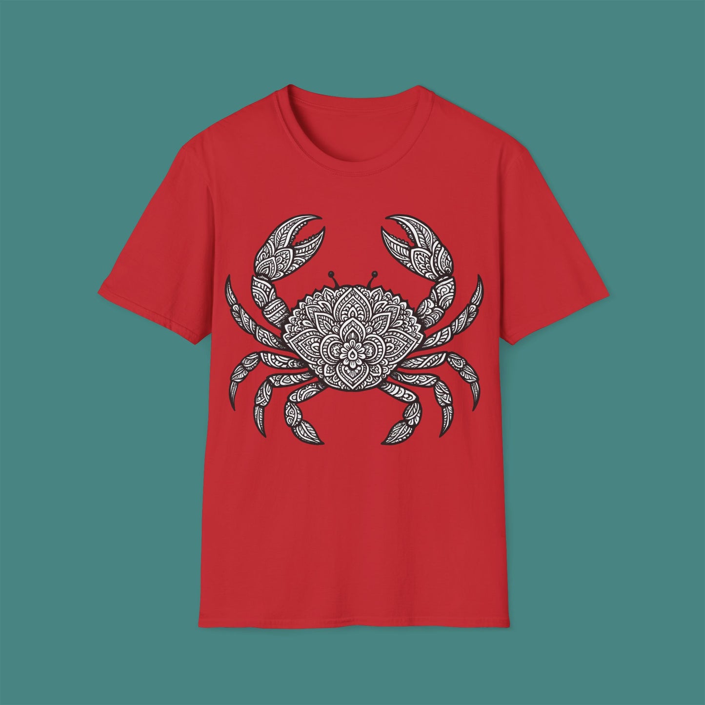 Intricate Mandala Crab Unisex T-Shirt