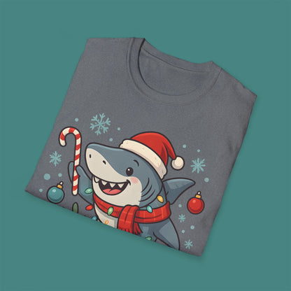 Christmas Shark Unisex T-Shirt