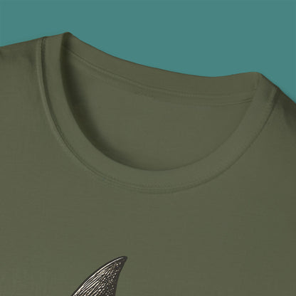 Vintage Etching Shark Unisex T-Shirt