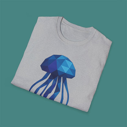 Geometric Polygon Jellyfish Unisex T-Shirt