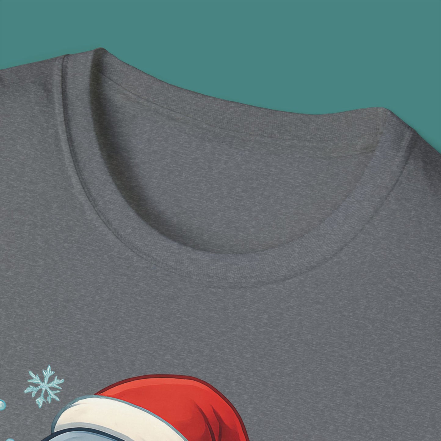 Christmas Dolphin Unisex T-Shirt