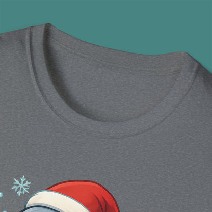 Christmas Dolphin Unisex T-Shirt