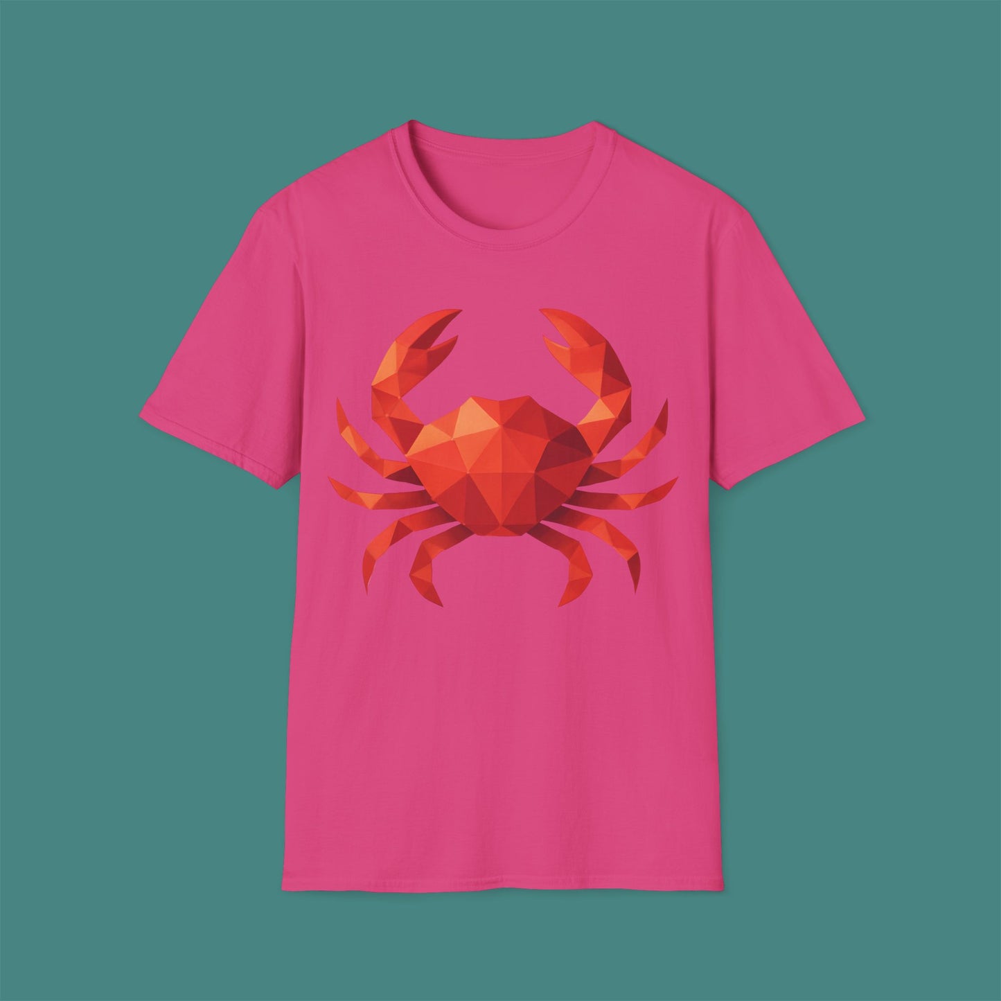Geometric Polygon Crab Unisex T-Shirt