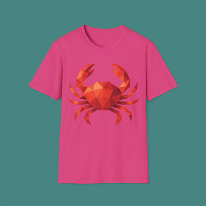Geometric Polygon Crab Unisex T-Shirt