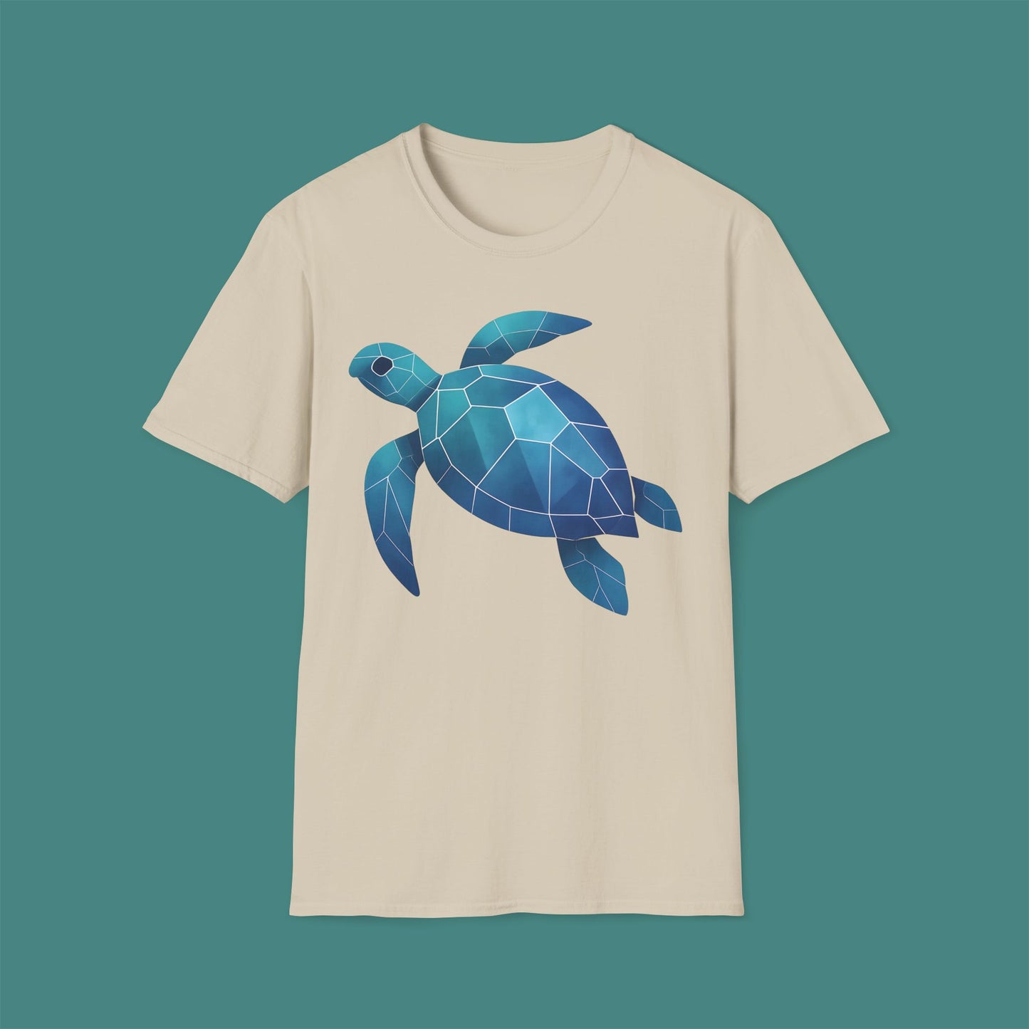 Geometric Polygon Turtle Unisex T-Shirt