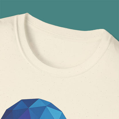 Geometric Polygon Jellyfish Unisex T-Shirt